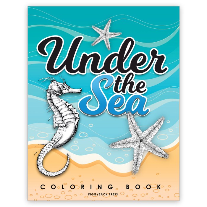 Coloring book under the sea