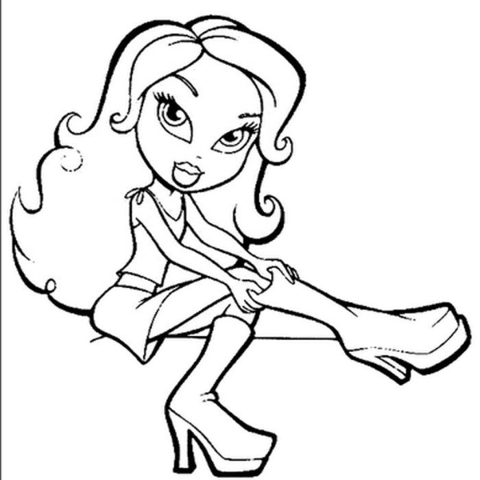 Bratz stoner coloring book