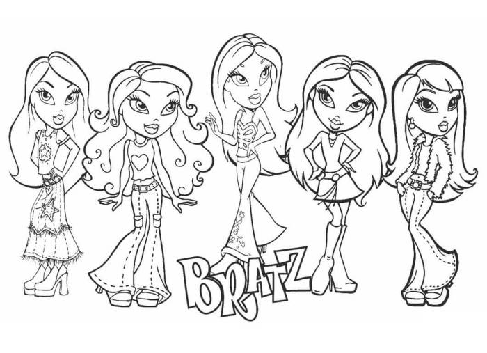 Bratz stoner coloring book