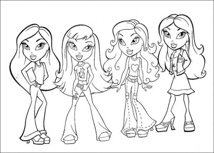 Bratz stoner coloring book