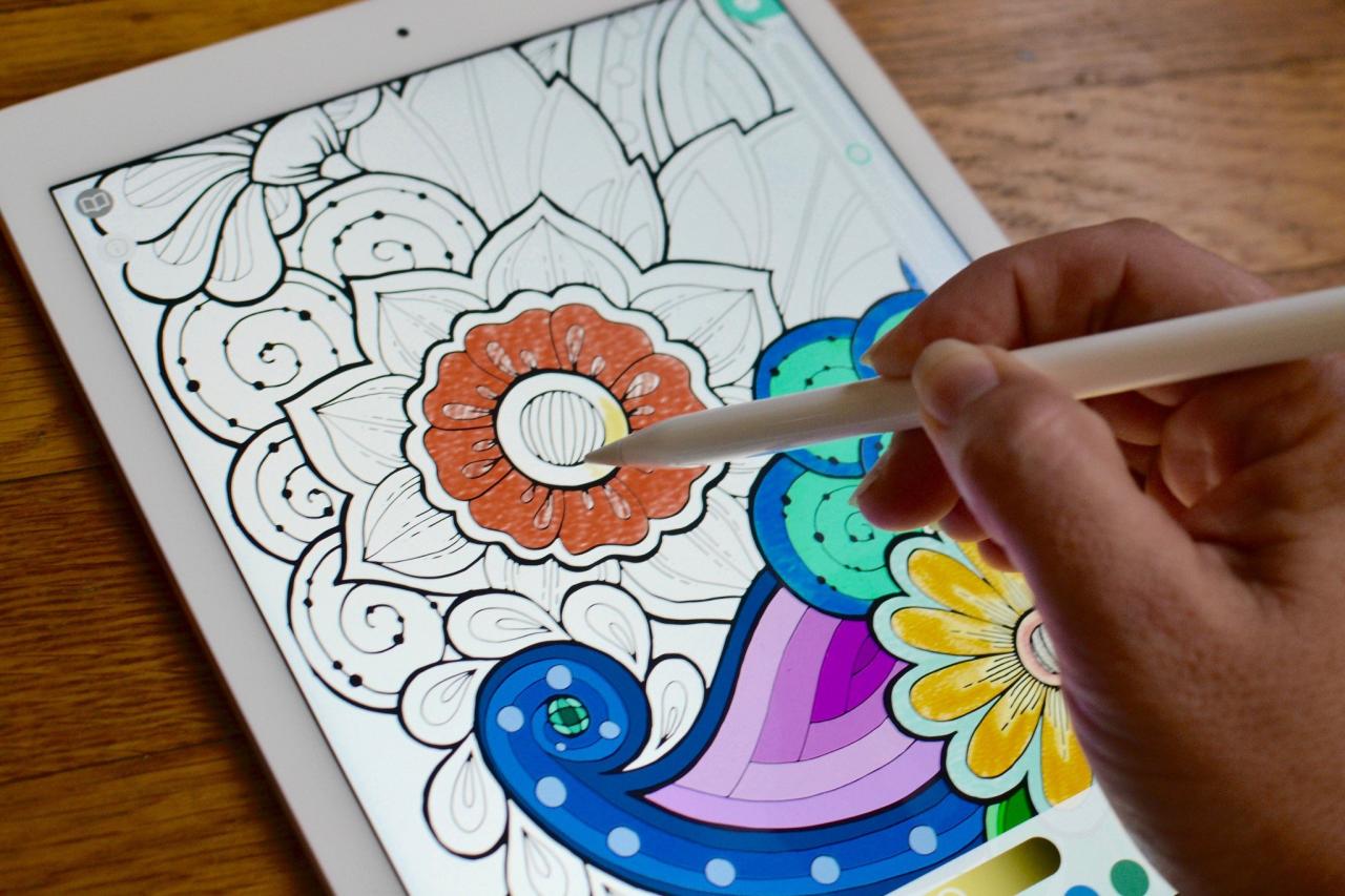 Coloring book for ipad pro