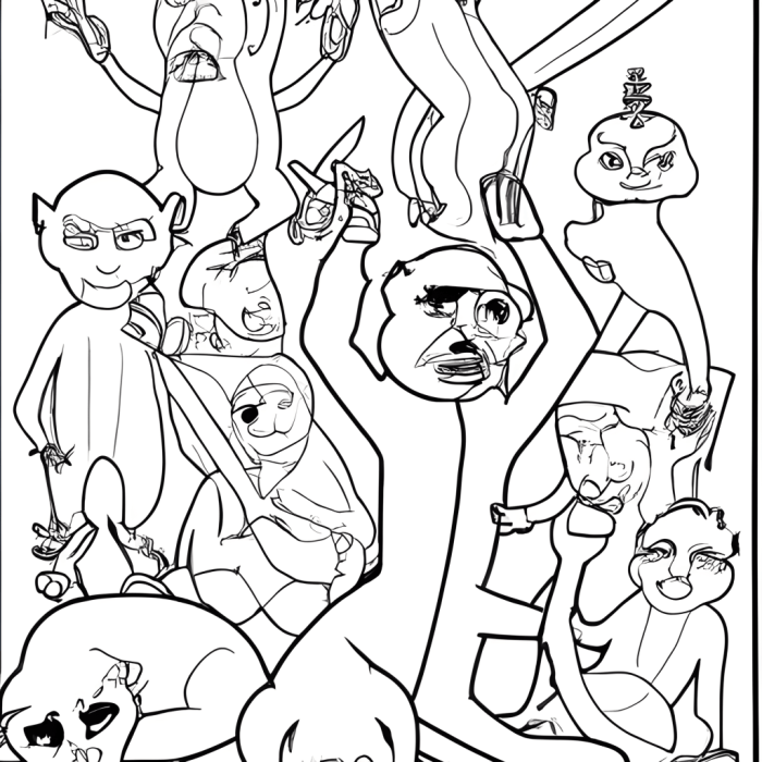 Dead animal coloring page