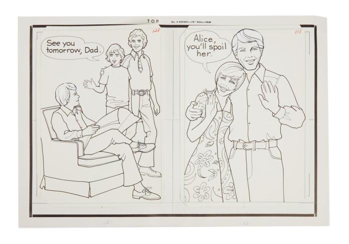 Brady bunch coloring book