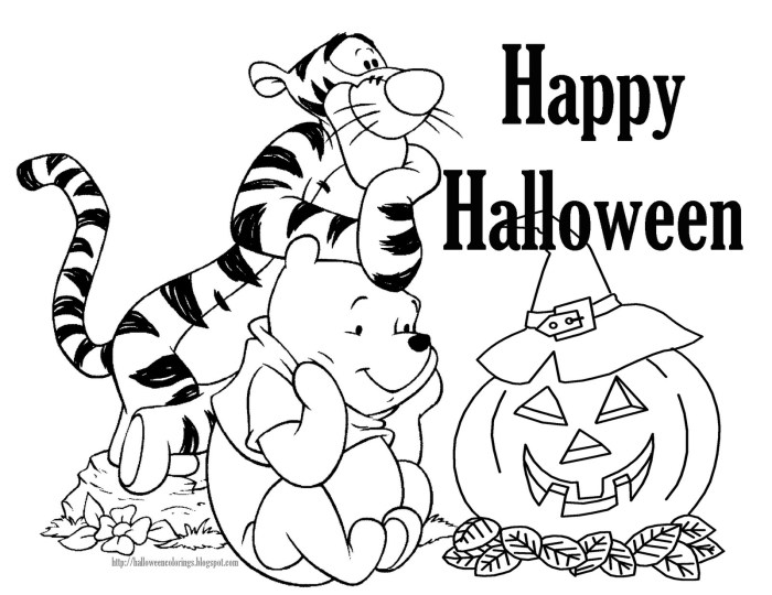 Cute animal halloween coloring pages