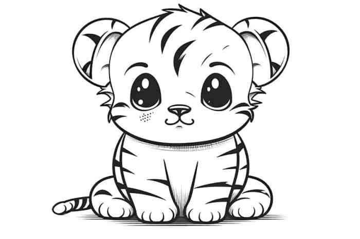 Little animal coloring pages