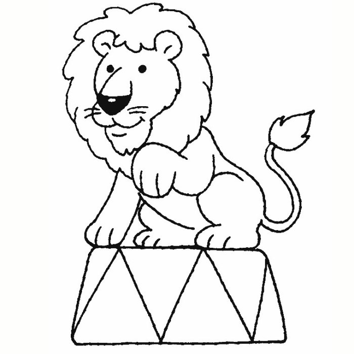 Free circus coloring pages for preschoolers animals