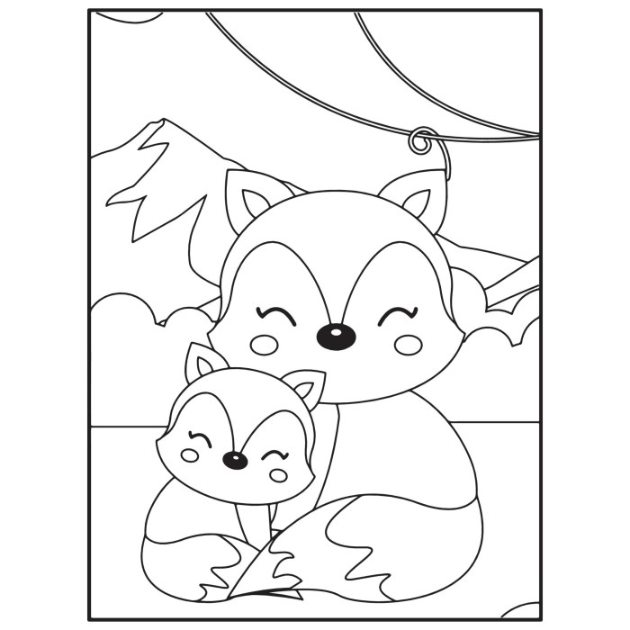 Animal coloring pages kindergarten