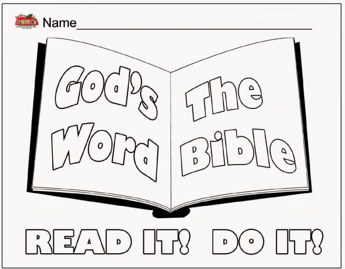 Books of the bible coloring pages printable