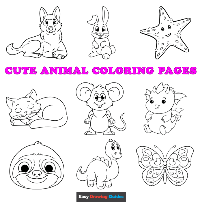 Dancing animals coloring page