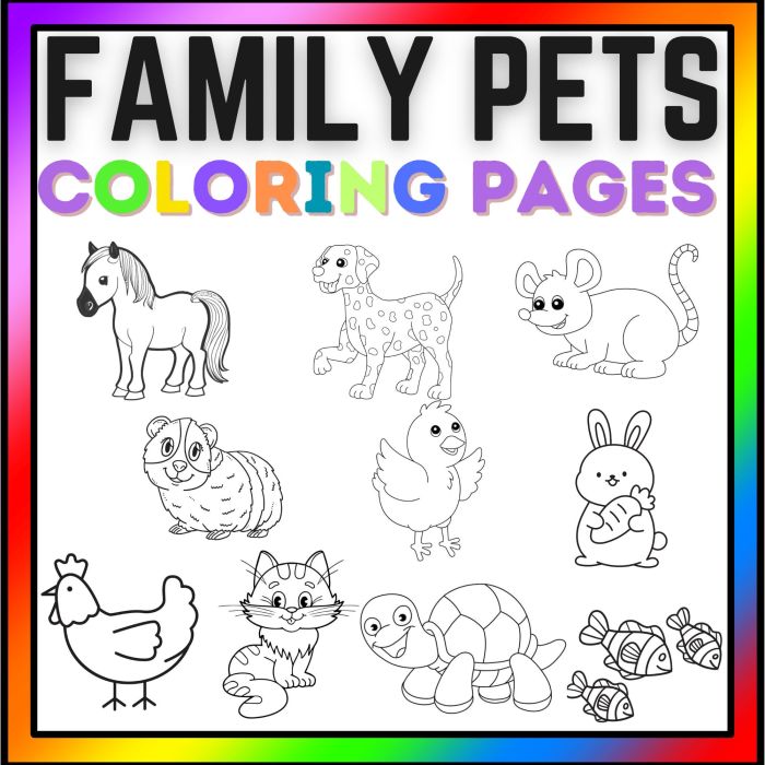 Coloring pages of animated pe