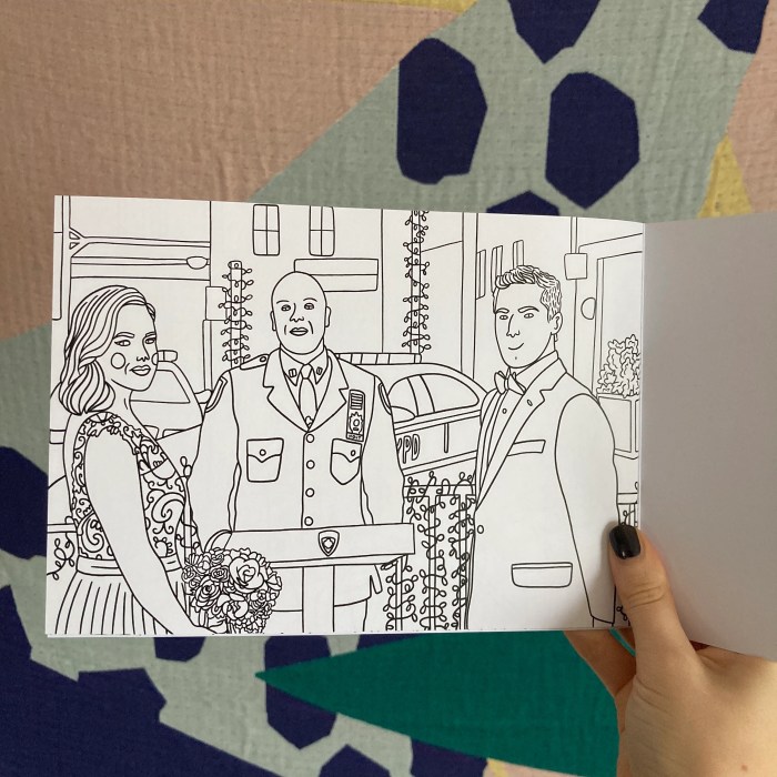 Brooklyn 99 coloring book