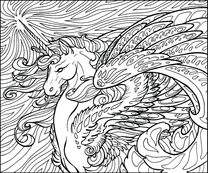 Coloring pages of detailed animals