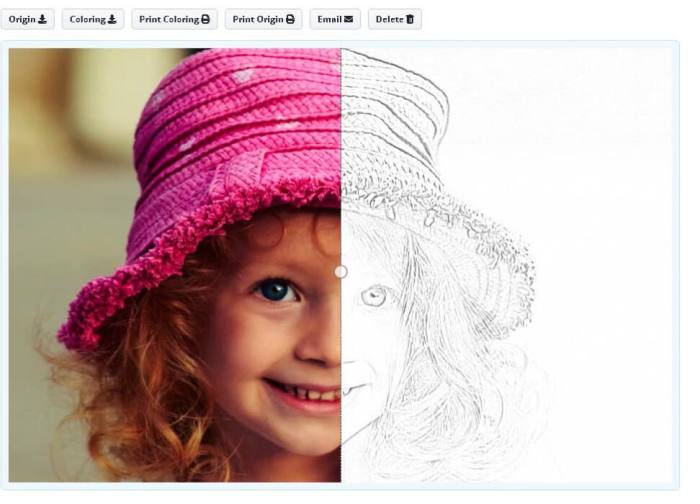 Coloring book your photos