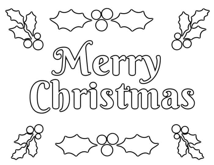 Christmas coloring book pages free