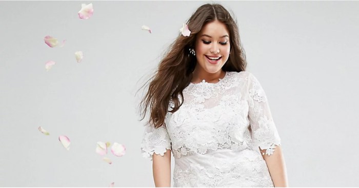 Cheap plus size wedding dress