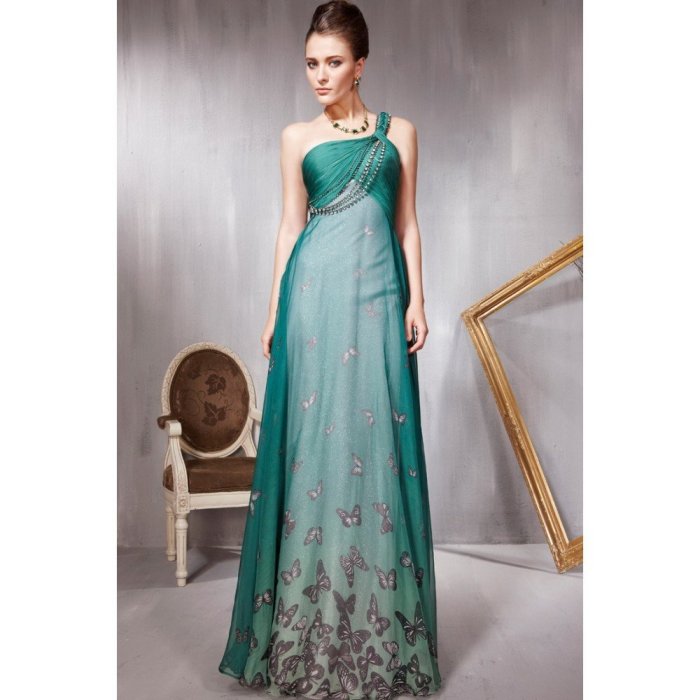 Wedding dress green beautiful design