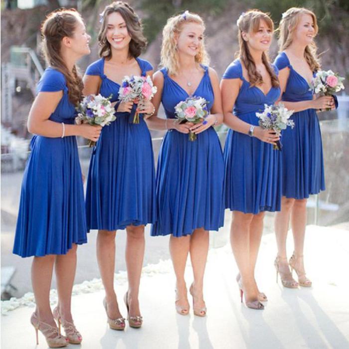 Black blue wedding dresses