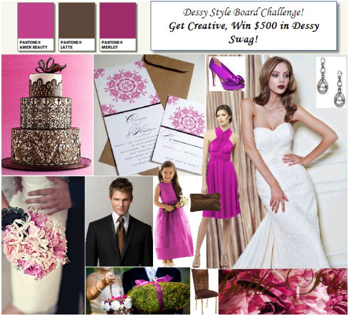 Chocolate dresses for wedding