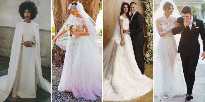 Best wedding dresses celebrity