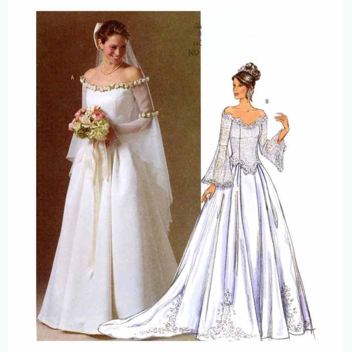 Butterick wedding dress patterns