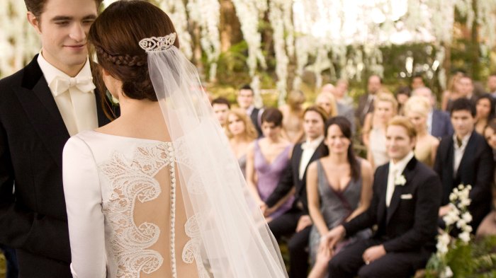 Bella's wedding dress on twilight