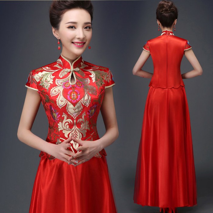 White chinese dress for wedding